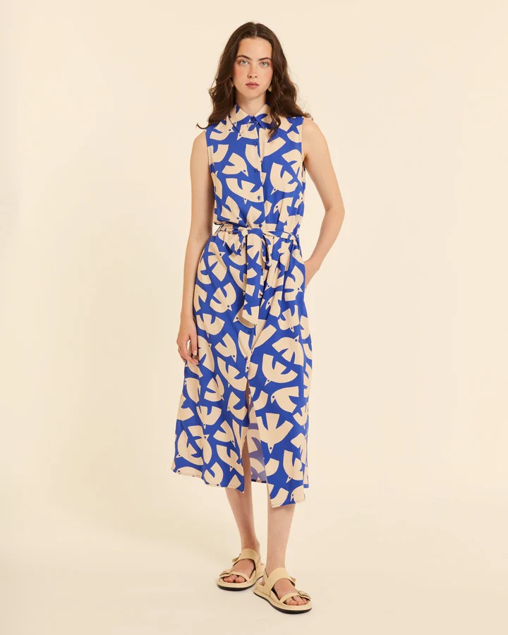 VESTIDO ABOTONADO BLUEBIRDS