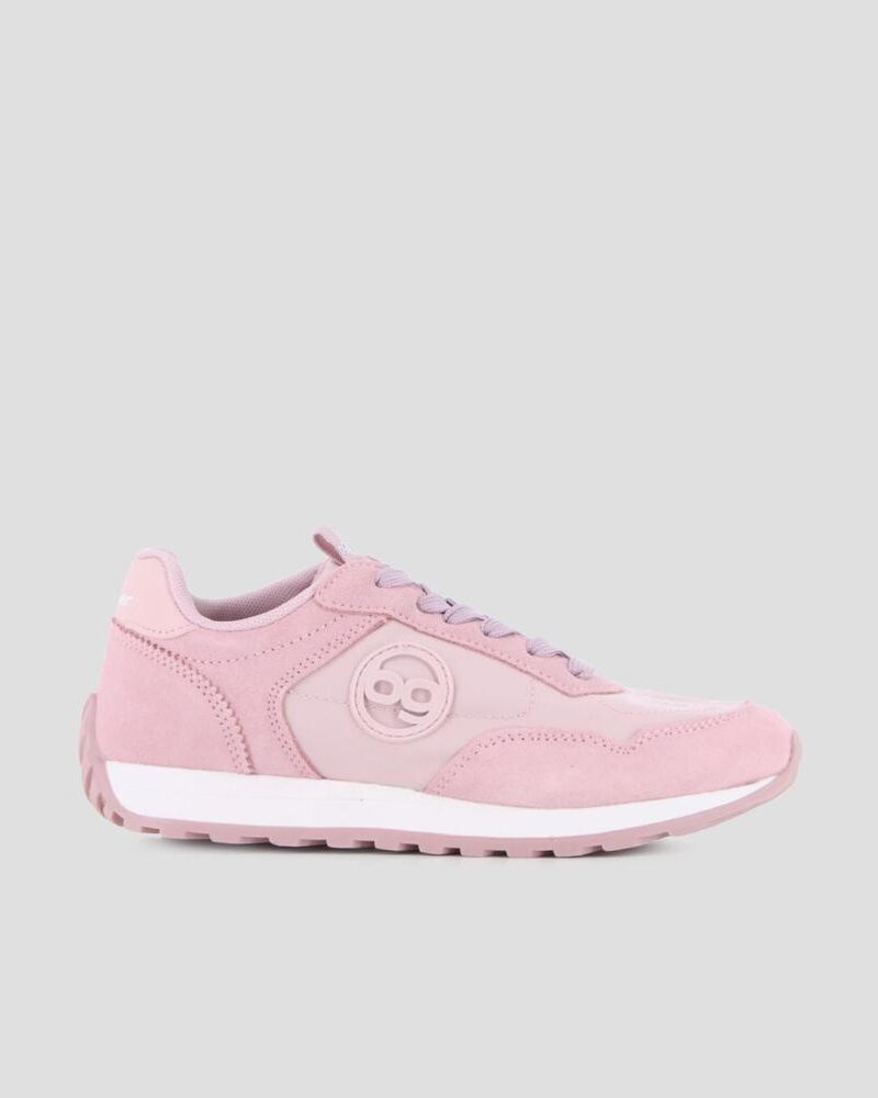 Zapatillas rosa estilo jogger 