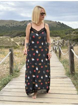 Vestido lencero Capri