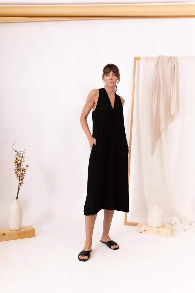 VESTIDO MIDI RIPPLE