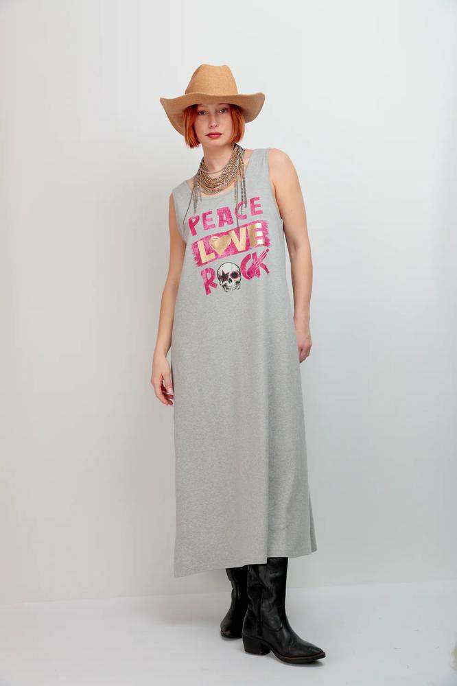 Vestido Largo Peace Rosa