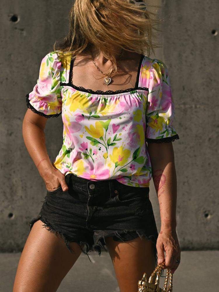 CAMISA FLORAL  SALMA 
