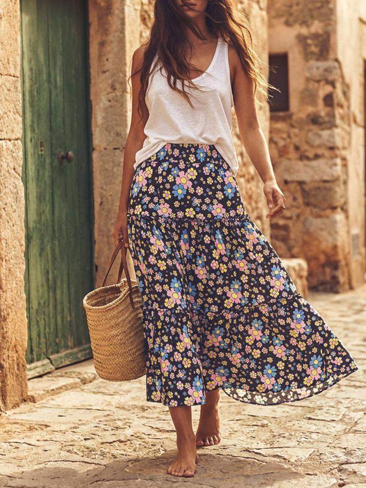VESTIDO/FALDA  FLOWER POWER 