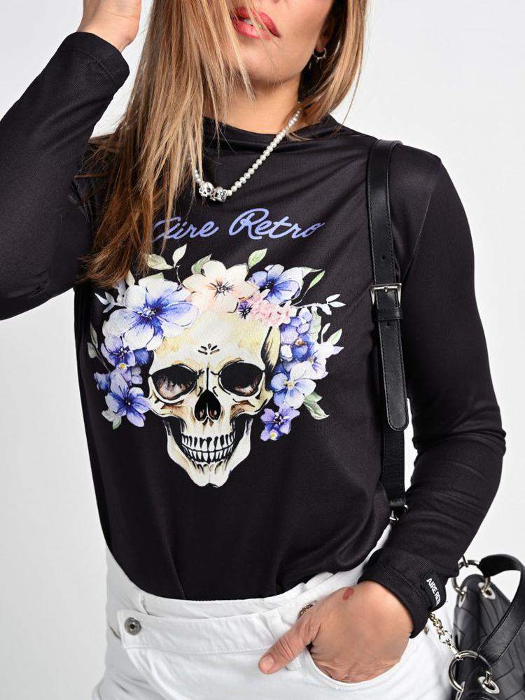 CAMISETA  LADY VIOLET  NEGRA
