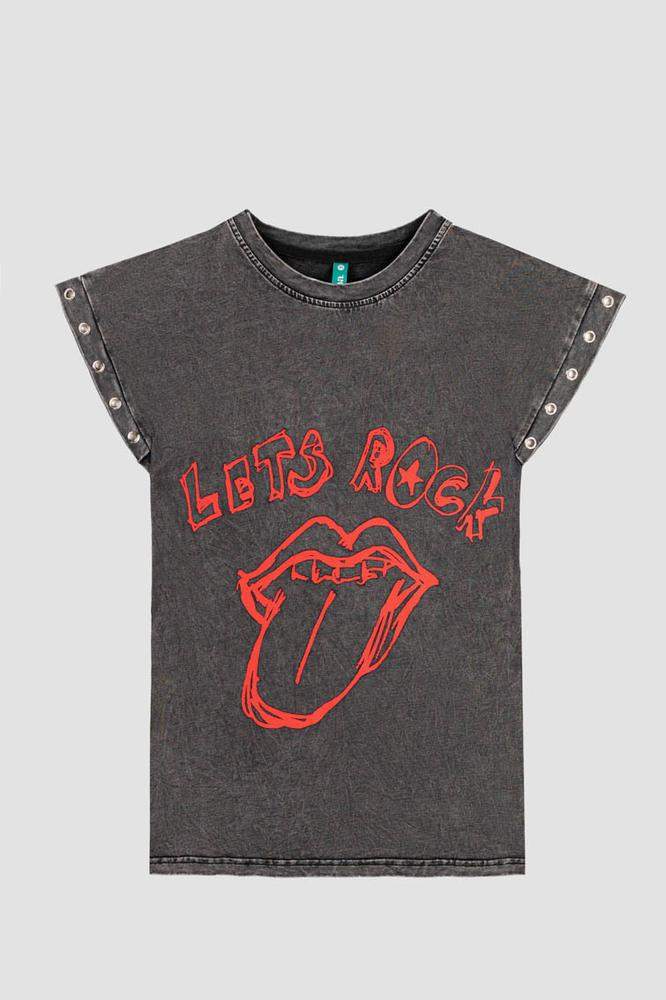 Camiseta sin mangas corte canalla - ROCK AND ROLL