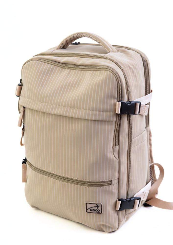 Mochila NOCO Travel ultrafuncional crema