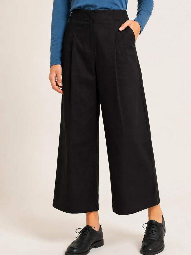 PANTALÓN DE PANA FINA NEGRO
