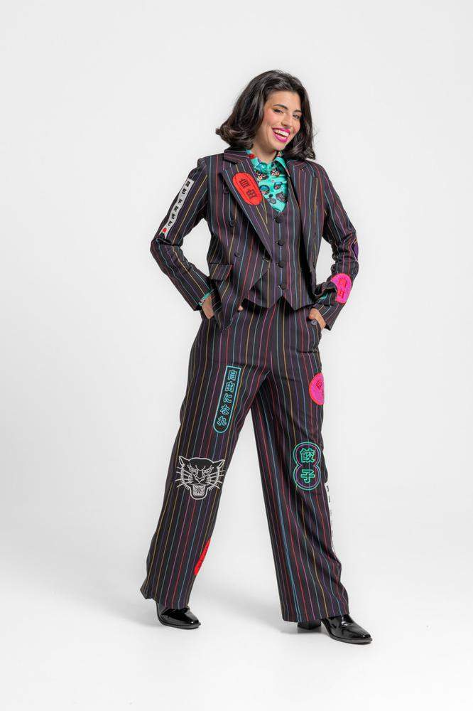 Pantalón con botonadura estilo marinero - JAPO