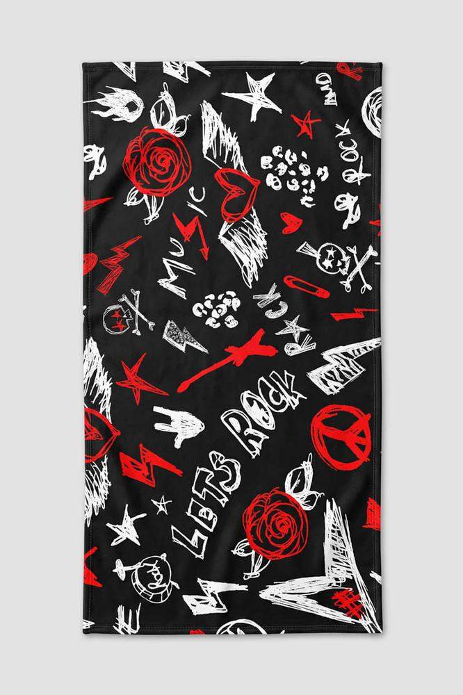 Pañuelo 70x180 - ROCK AND ROLL