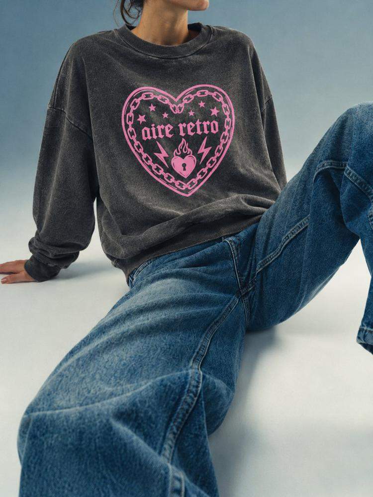 SUDADERA  CORAZÓN  FADE OUT