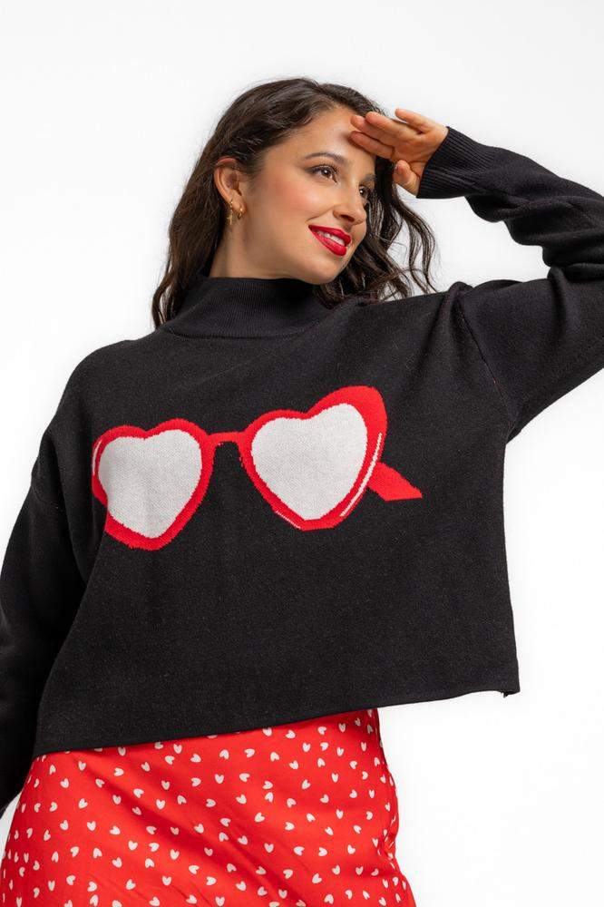 Suéter crop - All you need is coffee