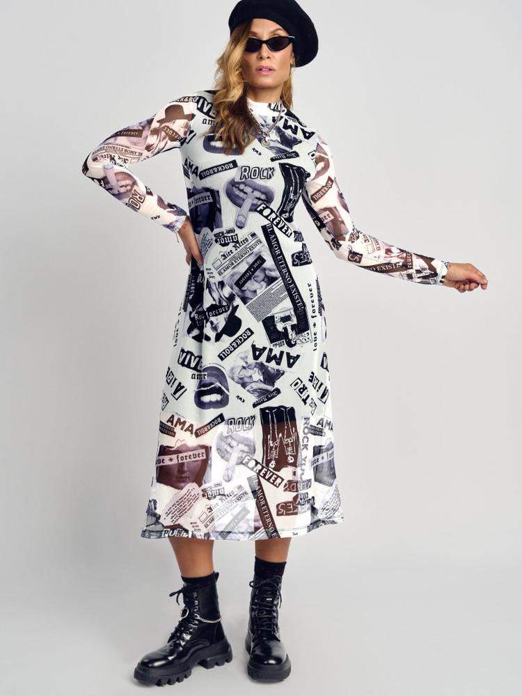 VESTIDO TUL  COLLAGE 