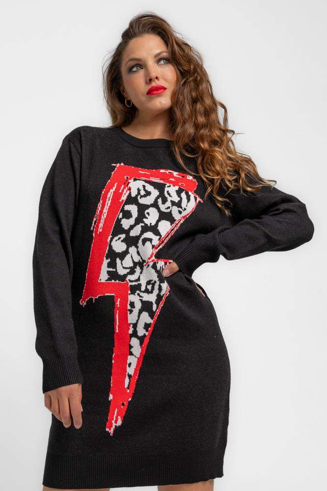 Vestido Punto Tejido - ROCK AND ROLL